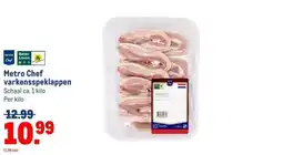 Makro Metro Chef varkensspeklappen aanbieding