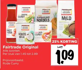 Vomar Voordeelmarkt Fairtrade original aanbieding