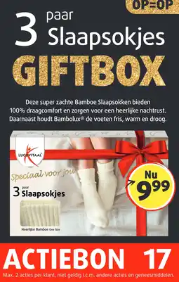 Lucovitaal 3 paar Slaapsokjes aanbieding