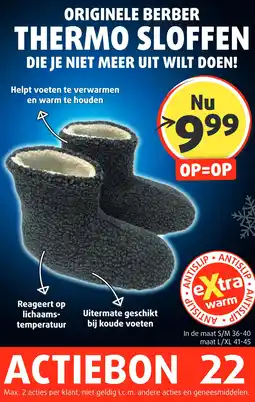 Lucovitaal ORIGINELE BERBER THERMO SLOFFEN aanbieding
