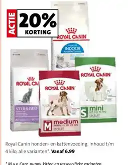 Intratuin Royal Canin honden- en kattenvoeding aanbieding