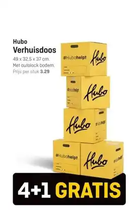 Hubo Hubo Verhuisdoos aanbieding