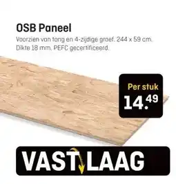 Hubo OSB Paneel aanbieding
