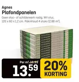 Hubo Agnes Plafondpanelen aanbieding