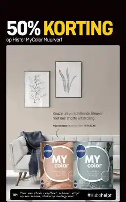 Hubo op Histor MyColor Muurverf aanbieding