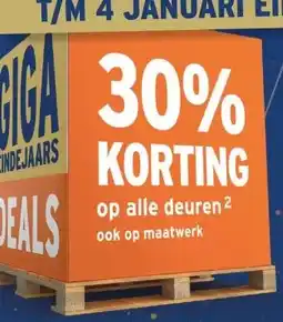GAMMA op alle deuren ook op maatwerk aanbieding