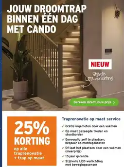 GAMMA op alle traprenovatie + trap op maat aanbieding