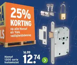 GAMMA Nemef 1200 serie insteekslot aanbieding