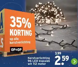 GAMMA Kerstverlichting 96 LED klassiek wit 7.2 meter aanbieding