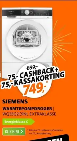 Expert Siemens wq35g2c9nl extraklasse aanbieding