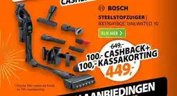 Expert Bosch BXS1041BQC Unlimited 10 aanbieding