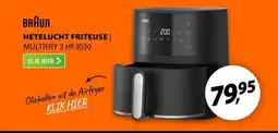 Expert Braun HF3030 MultiFry 3 Zwart aanbieding