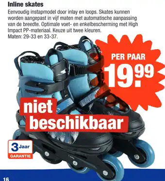 ALDI Inline skates aanbieding