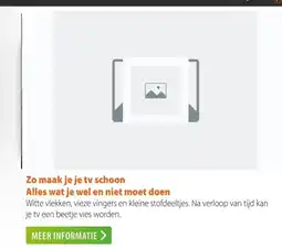 Expert Zo maak je je tv schoon Alles wat je wel en niet moet doen aanbieding