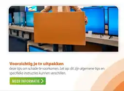 Expert Voorzichtig je tv uitpakken aanbieding