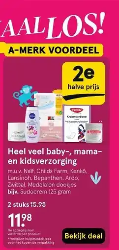 Etos Heel veel baby-, mama- en kidsverzorging aanbieding