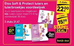 Etos Etos Soft & Protect luiers en luierbroekjes voordeelpak aanbieding