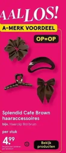 Etos Splendid Cafe Brown haaraccessoires aanbieding