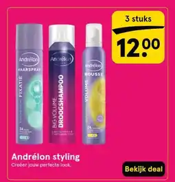 Etos Andrélon styling aanbieding