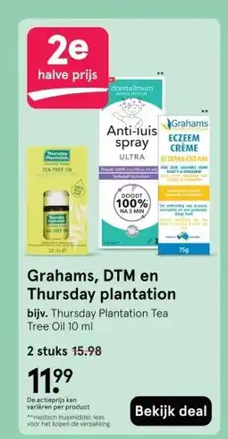 Etos Grahams, DTM en Thursday plantation aanbieding