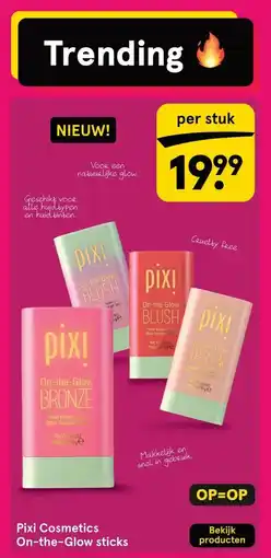 Etos Pixi Cosmetics On-the-Glow sticks aanbieding