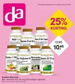 DA Golden Naturals aanbieding