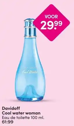DA Davidoff Cool water woman aanbieding
