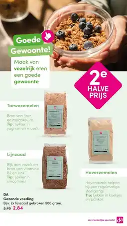 DA DA Gezonde voeding aanbieding