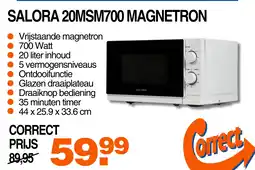 Correct Salora 20msm700 magnetron aanbieding