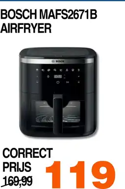 Correct Bosch mafs2671b airfryer aanbieding