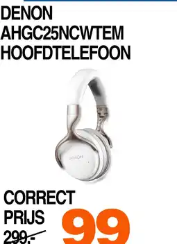 Correct Denon ahgc25ncwtem hoofdtelefoon aanbieding