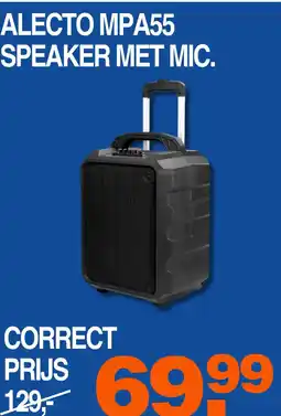 Correct Alecto mpa55 speaker met mic aanbieding