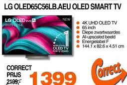 Correct Lg oled65c56lb.aeu oled smart tv aanbieding