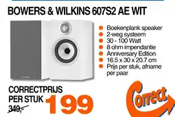 Correct Bowers & wilkins 607s2 ae wit aanbieding