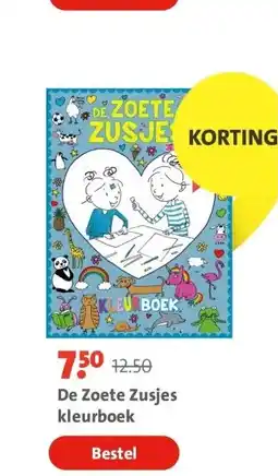 Bruna De Zoete Zusjes kleurboek aanbieding