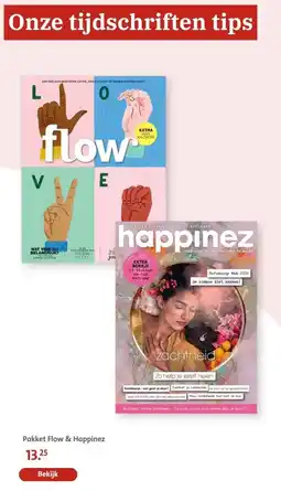Bruna Pakket Flow & Happinez aanbieding