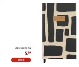 Bruna Adresboek A6 aanbieding