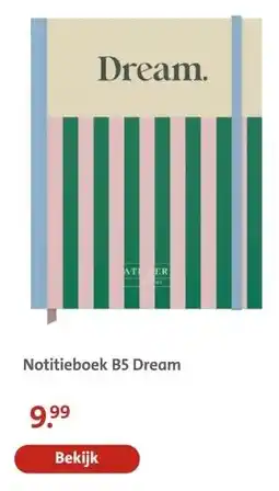 Bruna Notitieboek B5 Dream aanbieding