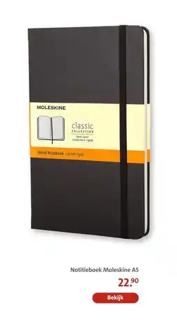 Bruna Notitieboek Moleskine A5 aanbieding