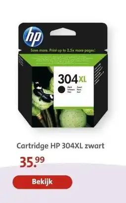 Bruna Cartridge HP 304XL zwart aanbieding