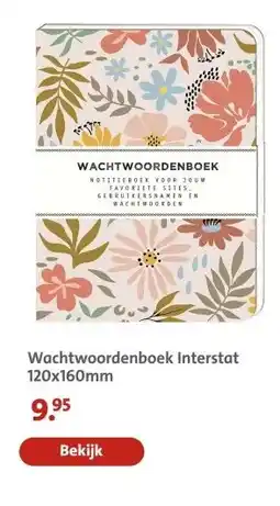 Bruna Wachtwoordenboek Interstat 120x160mm aanbieding