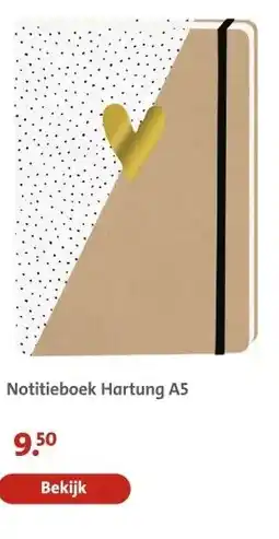 Bruna Notitieboek Hartung A5 aanbieding