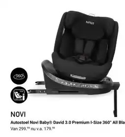 Van Asten BabySuperstore Autostoel Novi BabyⓇ David 3.0 Premium I-Size 360° All Black aanbieding