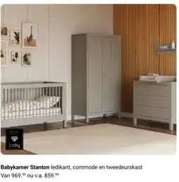 Van Asten BabySuperstore Babykamer Stanton ledikant, commode en tweedeurskast aanbieding