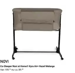 Van Asten BabySuperstore Co-Sleeper Novi at Home® Kyra Air+ Hazel Melange aanbieding