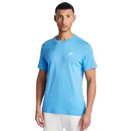 Foot Locker Nike Club T-shirts Heren - Blauw - Maat S aanbieding