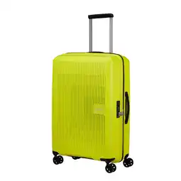 Amazon American Tourister Aerostep - Spinner M, Uitbreidbare Koffer, 67 cm, 66.5/72.5 L, Groen (Light Lime) aanbieding