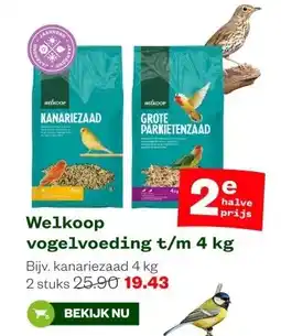 Welkoop Welkoop vogelvoeding t/m 4 kg aanbieding
