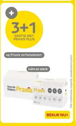 Praxis op Praxis verhuisdozen aanbieding