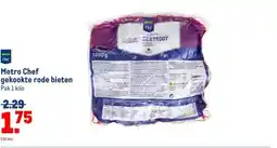 Makro Metro Chef gekookte rode bieten aanbieding